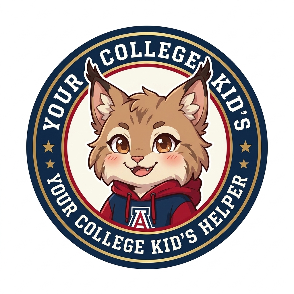 Your College Kid's Helper - UArizona Wildcat Mascot Crest